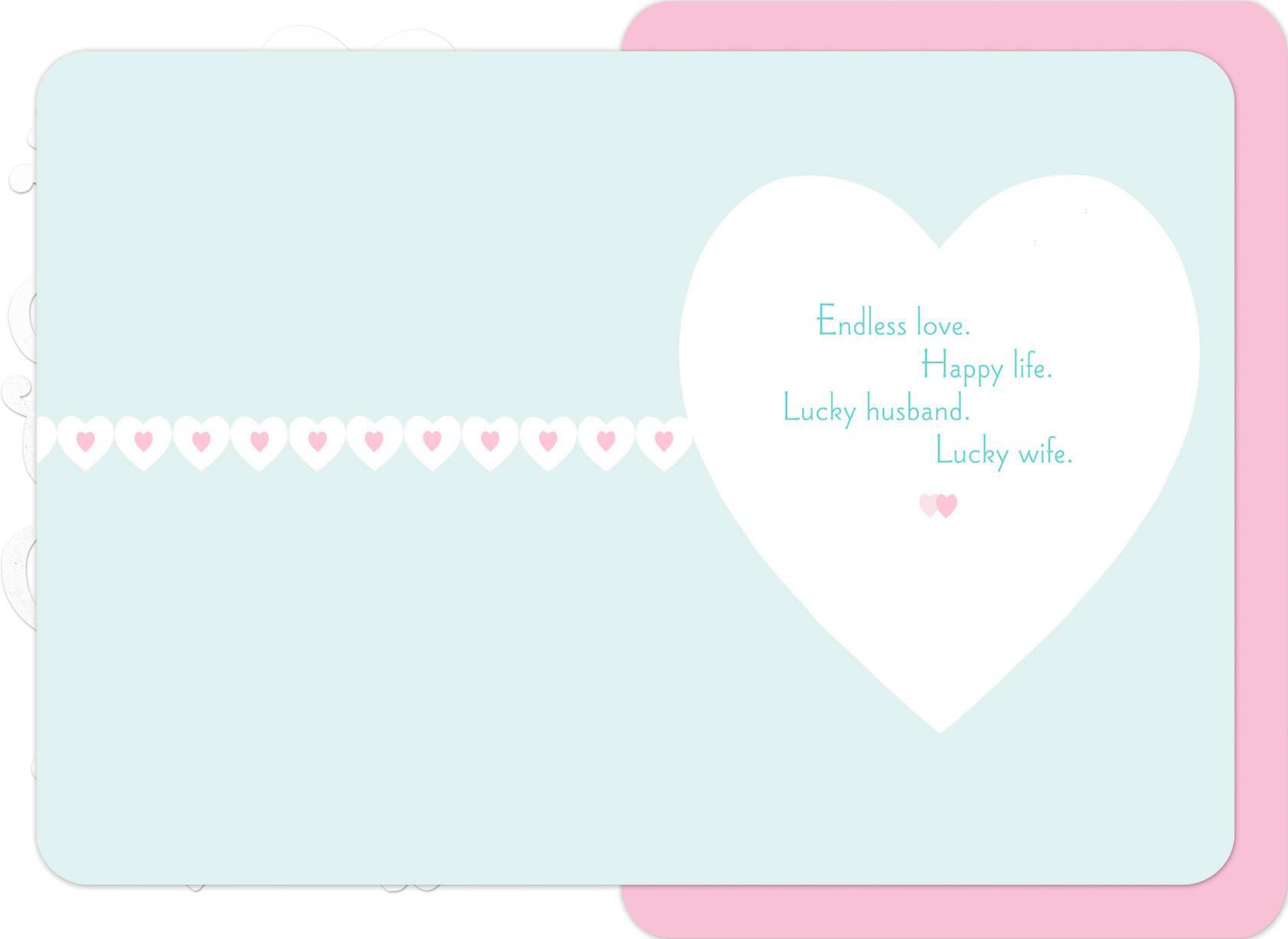 Happy Wedding, Happy Life Wedding Card