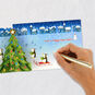 Polar Bear and Penguin Carolers Pop-Up Christmas Card Signing card image number 8