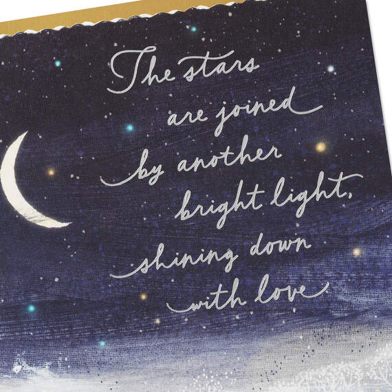 A Bright Light Shining Down With Love Sympathy Card, , large image number 4
