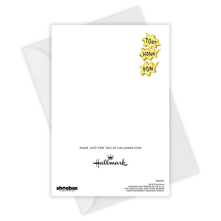 Grim Reaper Cartoon Personalized Halloween Card Card Back with Envelope image number 4