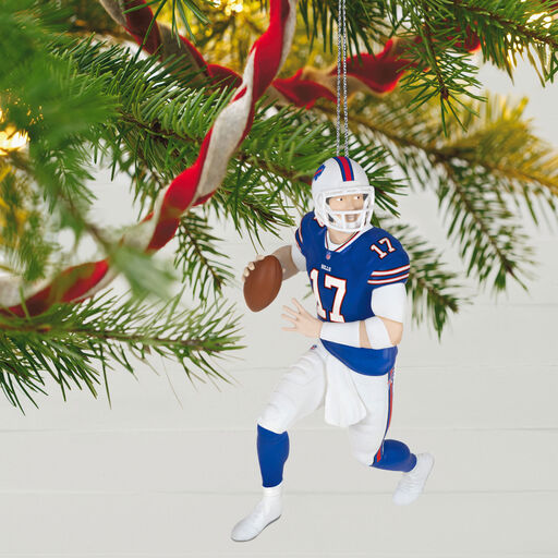 NFL Buffalo Bills Josh Allen Football Legends Ornament, 