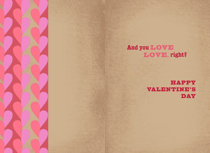Distorted Hearts Valentine's Day Card