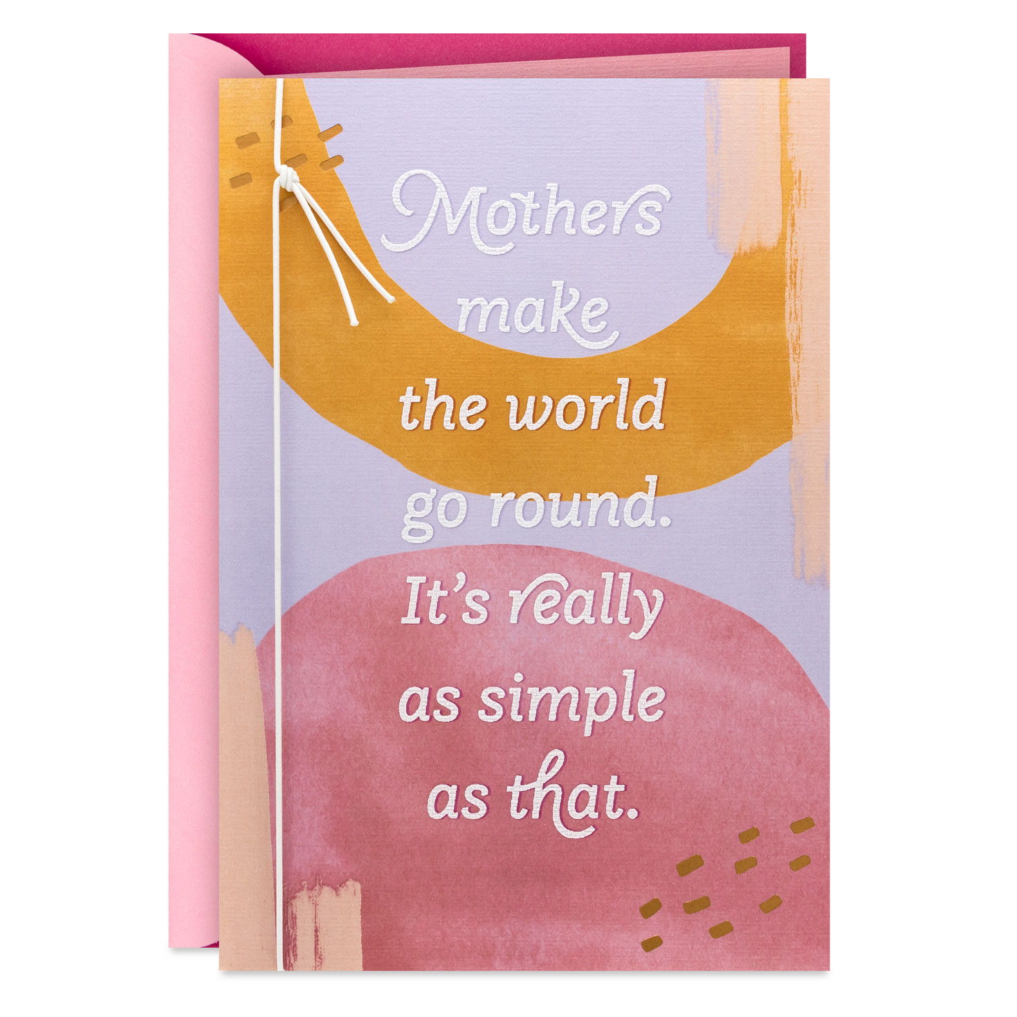 Mothers Make the World Go Round Mother's Day Card