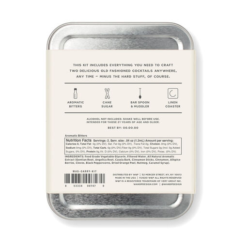 Old Fashioned Craft Cocktail Kit, 