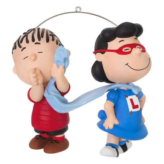 The Peanuts® Gang Super Lucy and Linus Ornament, , large image number 1