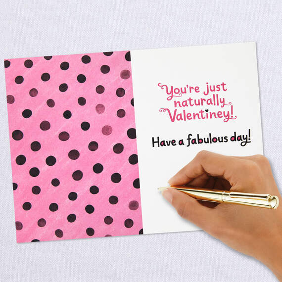Fabulous Day Girl With Hearts Valentine's Day Card, , large image number 6