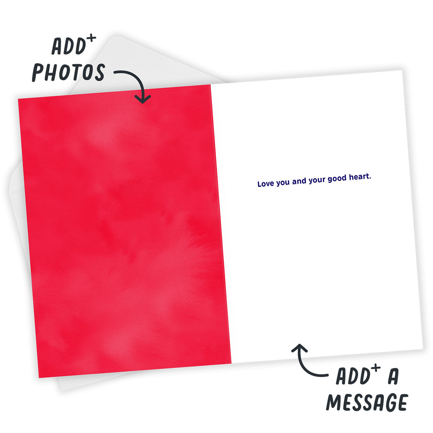 Good Heart Custom Valentine's Day Card, , large image number 3