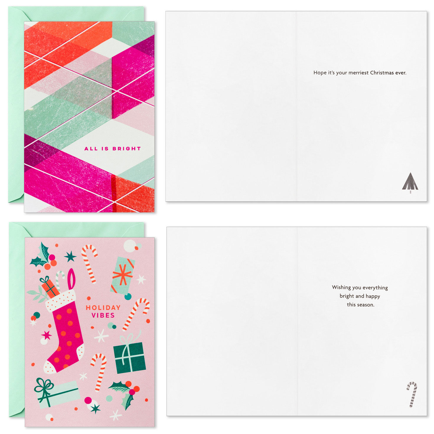 Neon Fun Boxed Christmas Card Assortment Card Front with Sentiment image number 3