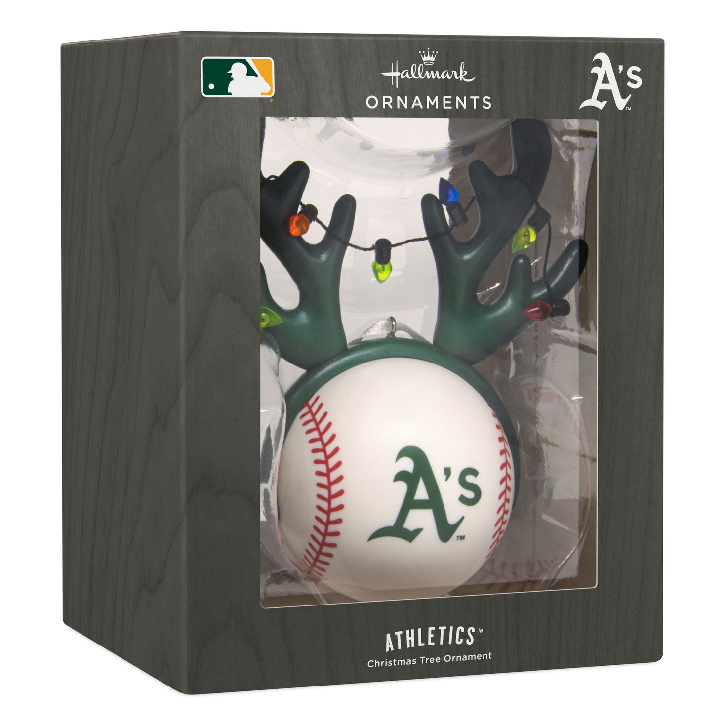 MLB Oakland Athletics™ Reindeer Baseball Hallmark Ornament for only USD 12.99 | Hallmark