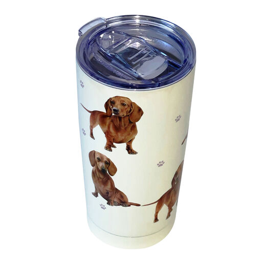 E&S Pets Dachshund Stainless Steel Tumbler, 20 oz., 