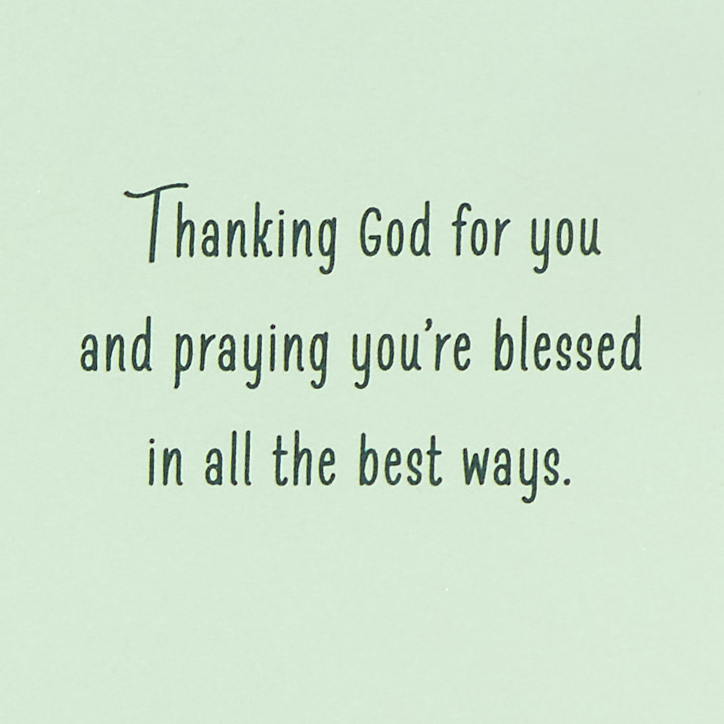 Layered Sunrise and Hills Christian Birthday Card Sentiment image number 3