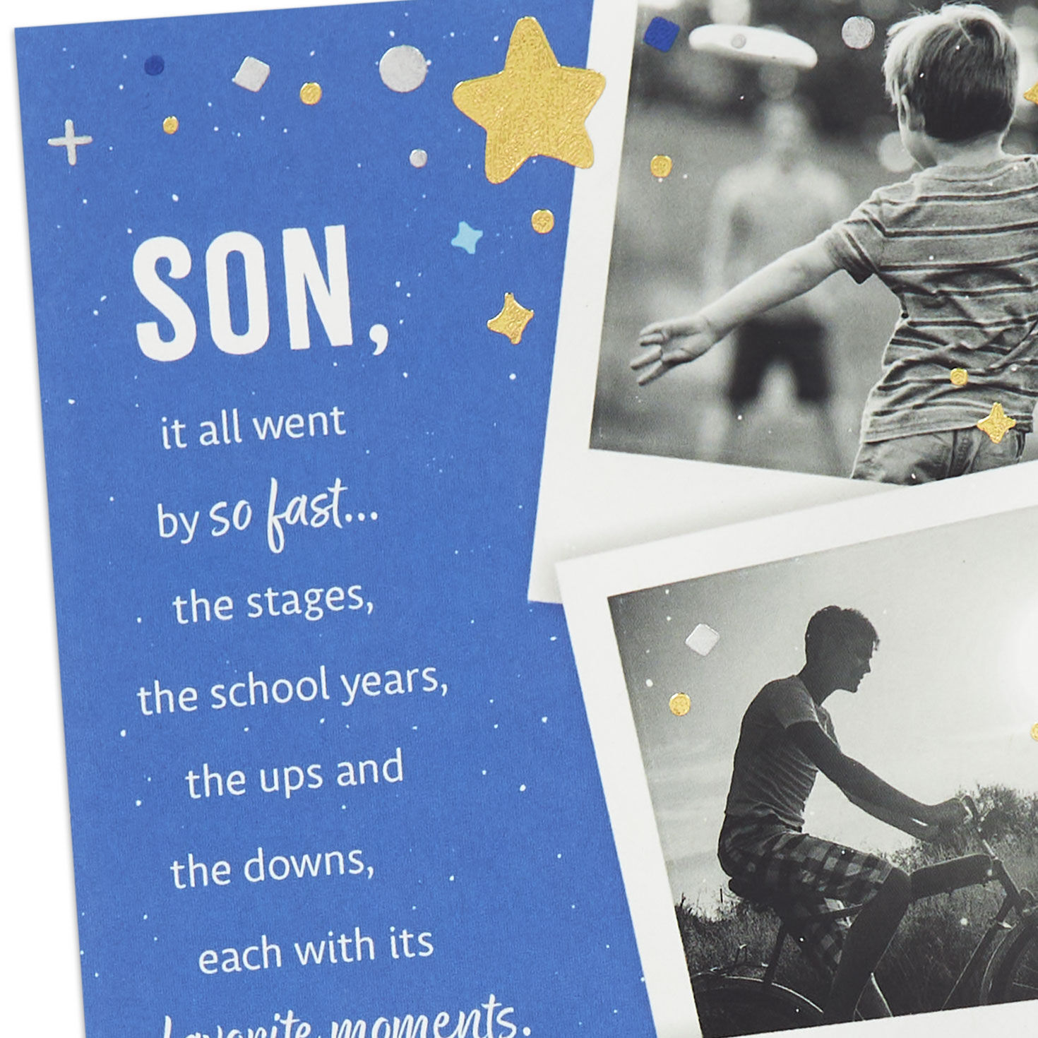 Photographs Birthday Card for Son Card Front Detail image number 4