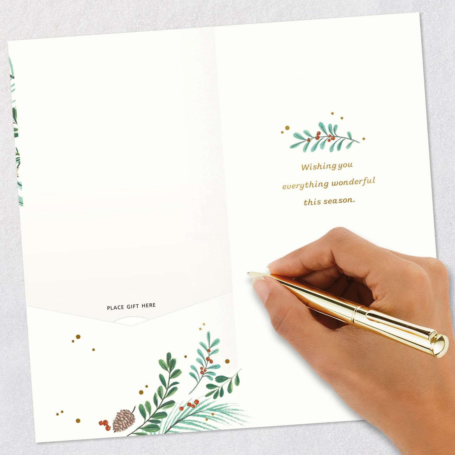 Wonder and Joy Money Holder Holiday Card, , large image number 7