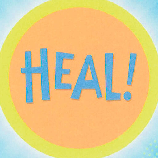 Healing Dog Funny Get Well Card, 