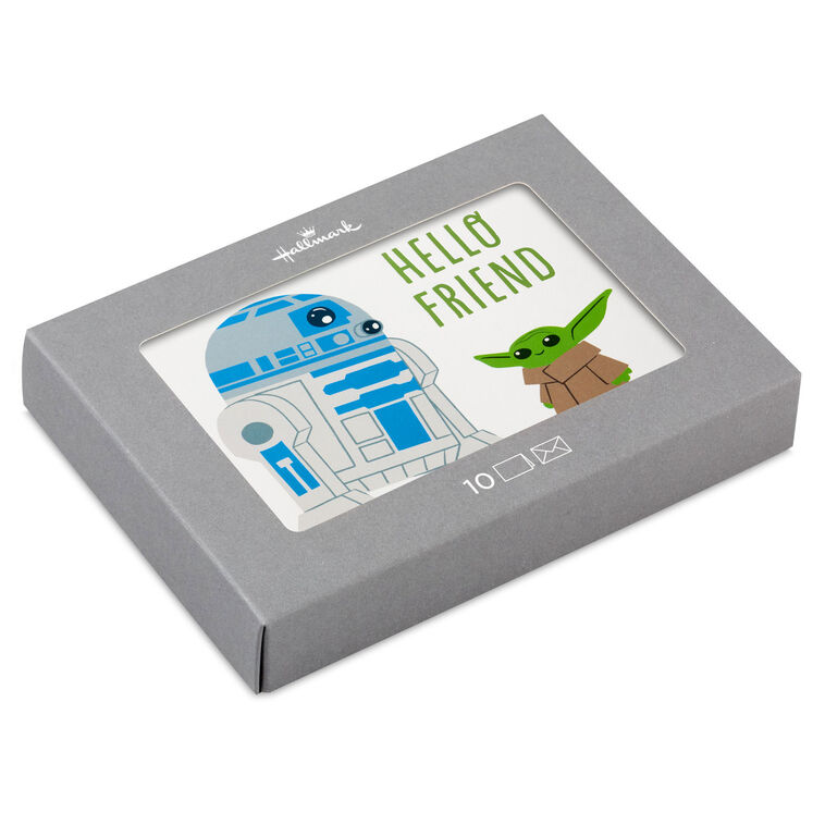 Star Wars: The Mandalorian™ R2-D2™ and Grogu™ Blank Notes, Pack of 10