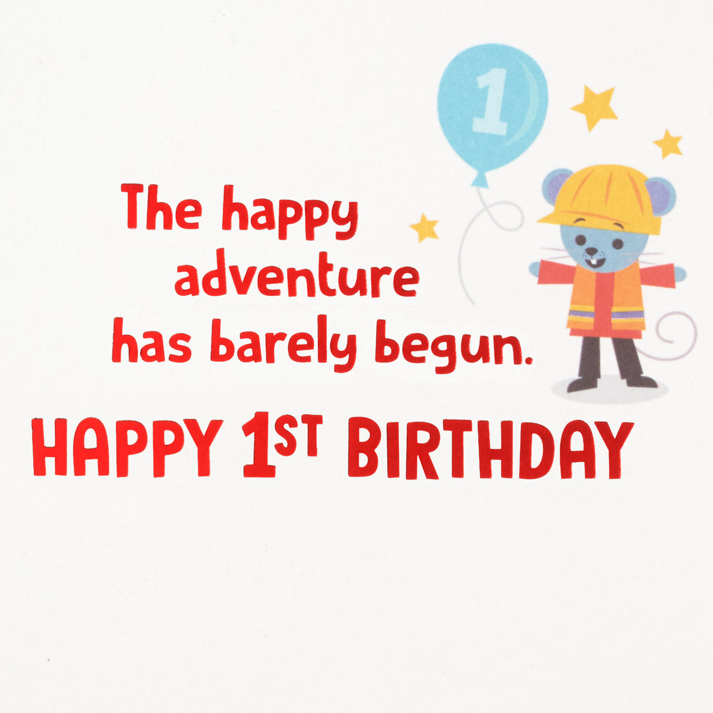 Construction Cake First Birthday Card for Boy, , large image number 3