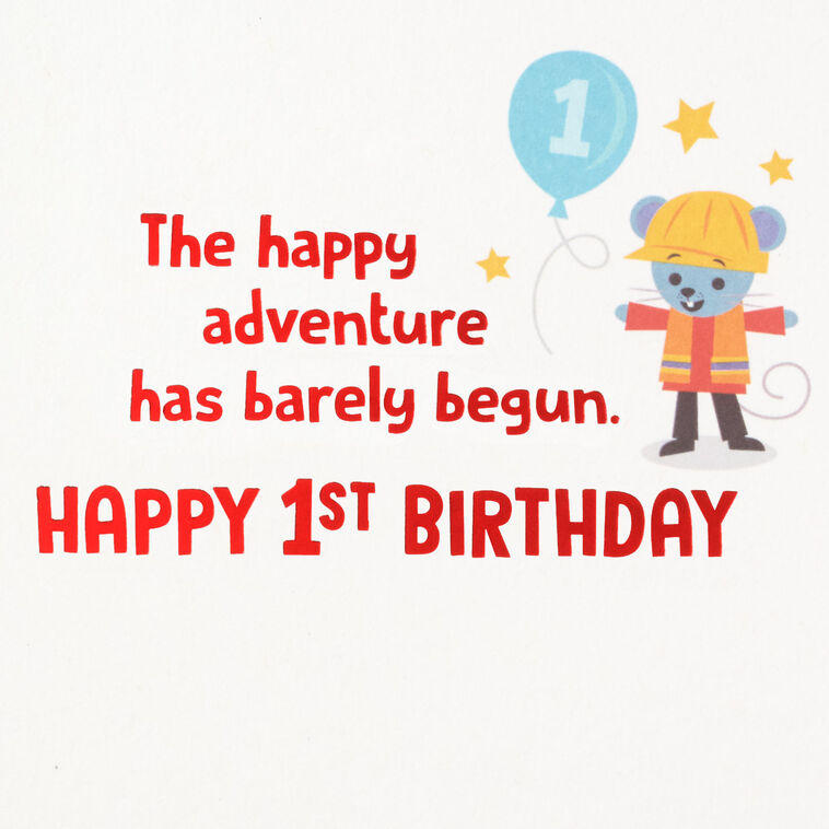 Construction Cake First Birthday Card for Boy, , large image number 3