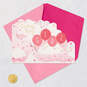 Pink Balloons 3D Pop-Up New Baby Girl Card, , large image number 5
