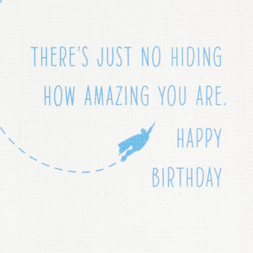 You're My Super Hero Birthday Card, 