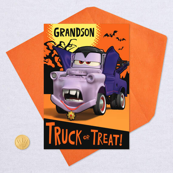 Disney/Pixar Cars Mater Vampire Halloween Card for Grandson, , large image number 5