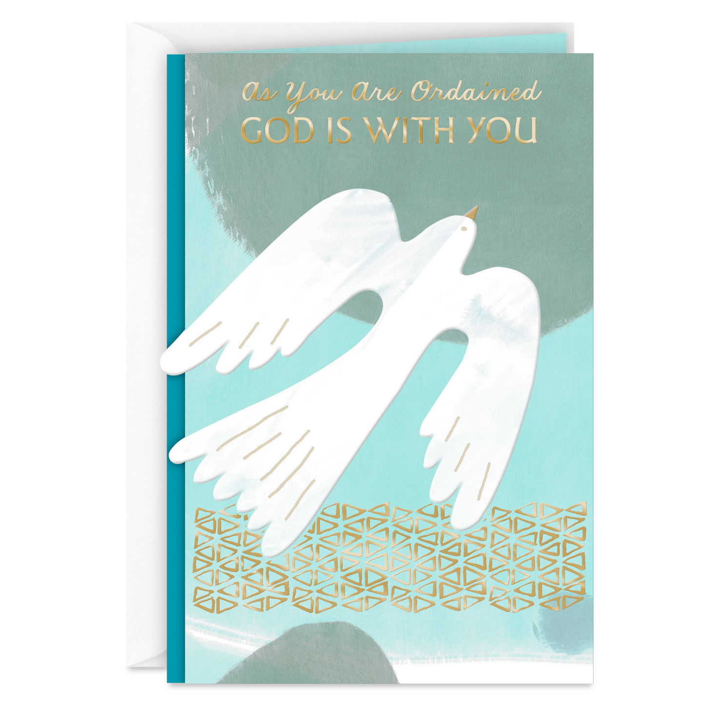God Is With You Ordination Congratulations Card