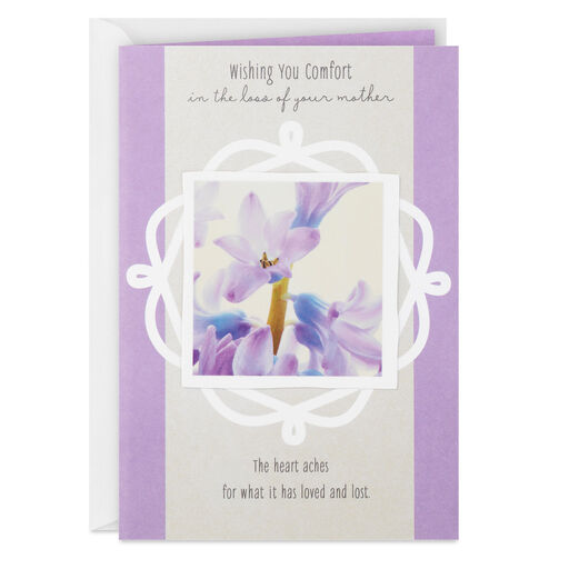 Wrap Yourself in Memories of Her Sympathy Card for Loss of Mother, 