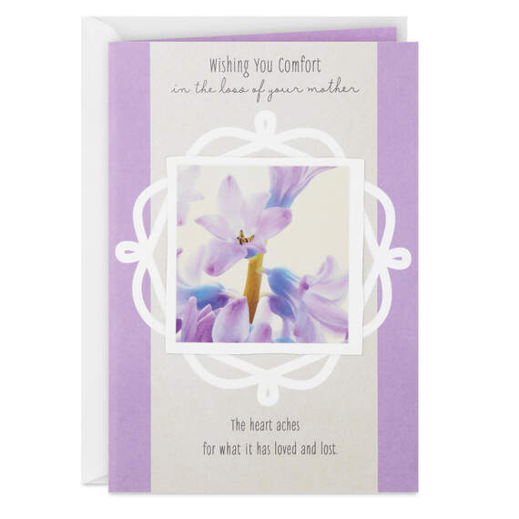 Wrap Yourself in Memories of Her Sympathy Card for Loss of Mother