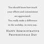 You Make a Difference Administrative Professionals Day Card, , large image number 2