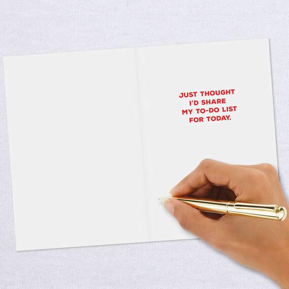 You're My To-Do List Naughty Funny Valentine's Day Card, , large image number 6