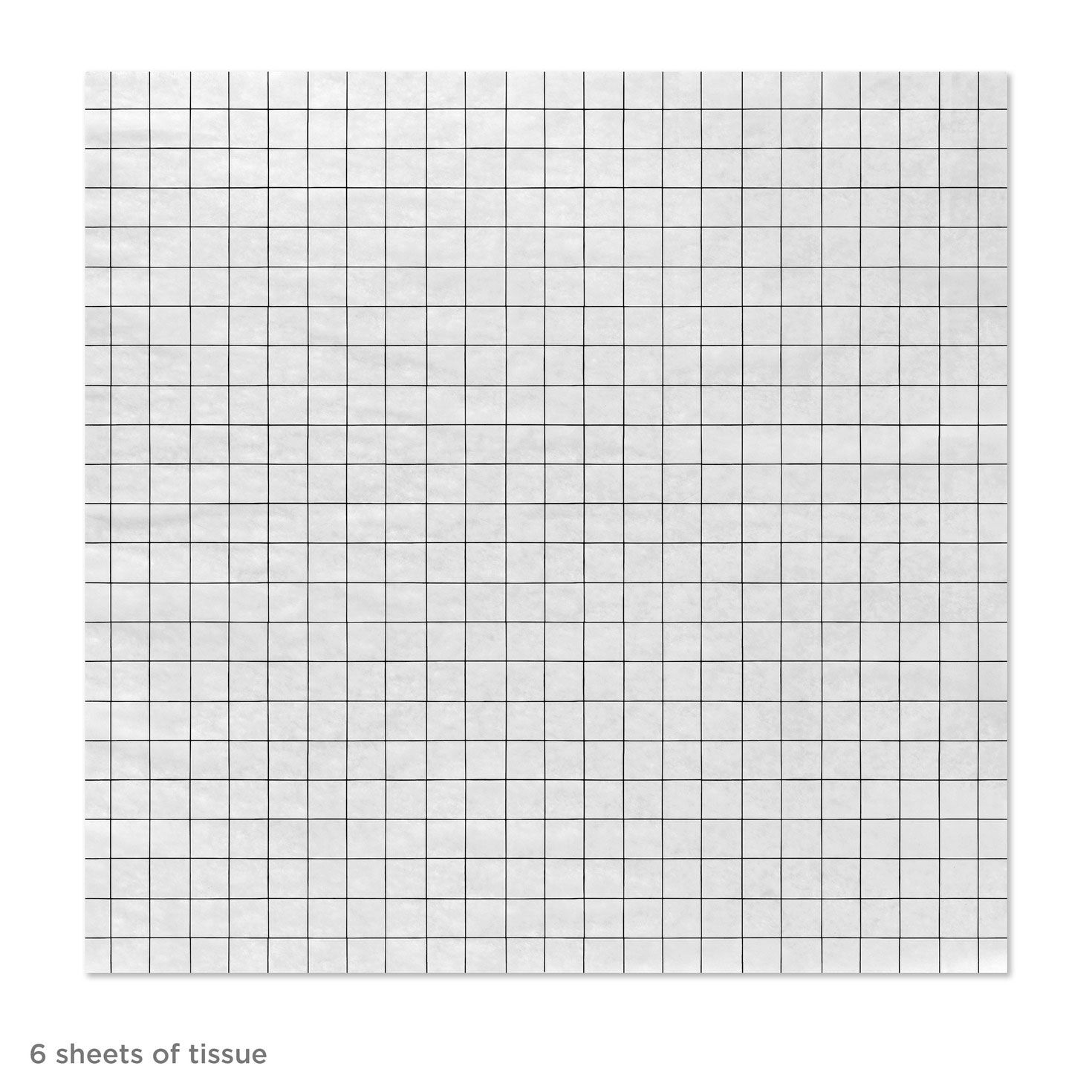 Windowpane on White Tissue Paper, 6 Sheets for only USD 1.99 | Hallmark