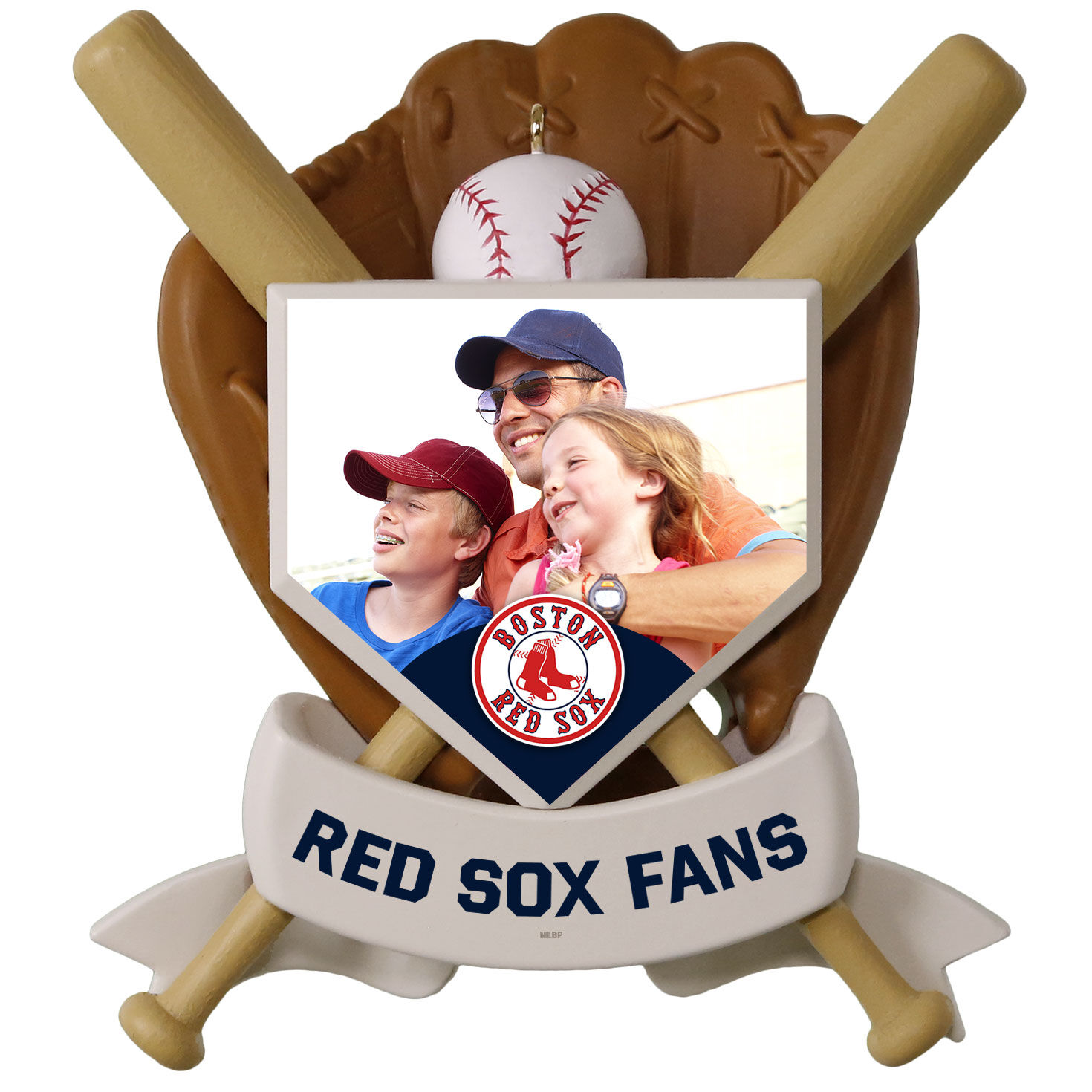MLB Boston Red Sox&trade; Baseball Personalized Ornament, Custom Photo and Text, , large image number 3