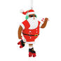 Mahogany Roller Skating Black Santa Claus Hallmark Ornament, , large image number 1