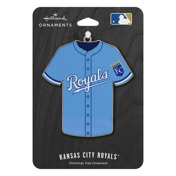 MLB Kansas City Royals™ Baseball Jersey Metal Hallmark Ornament, , large image number 4