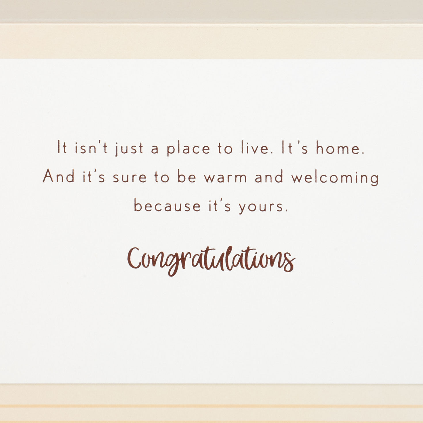 Welcome Mat New Home Congratulations Card  image number 2
