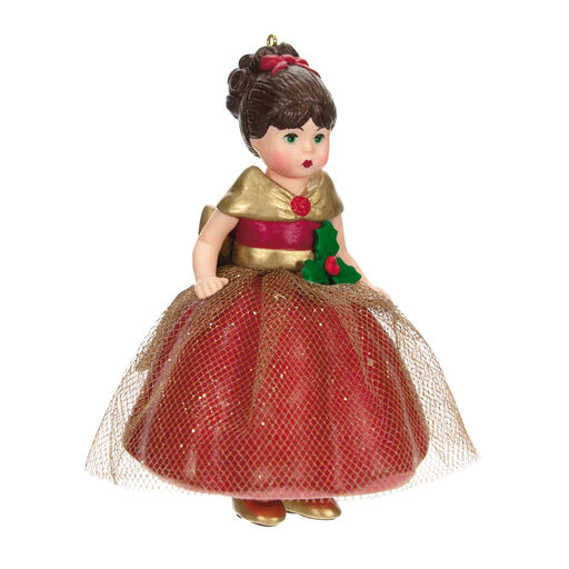 Madame Alexander Golden Holiday Celebration Ornament, 