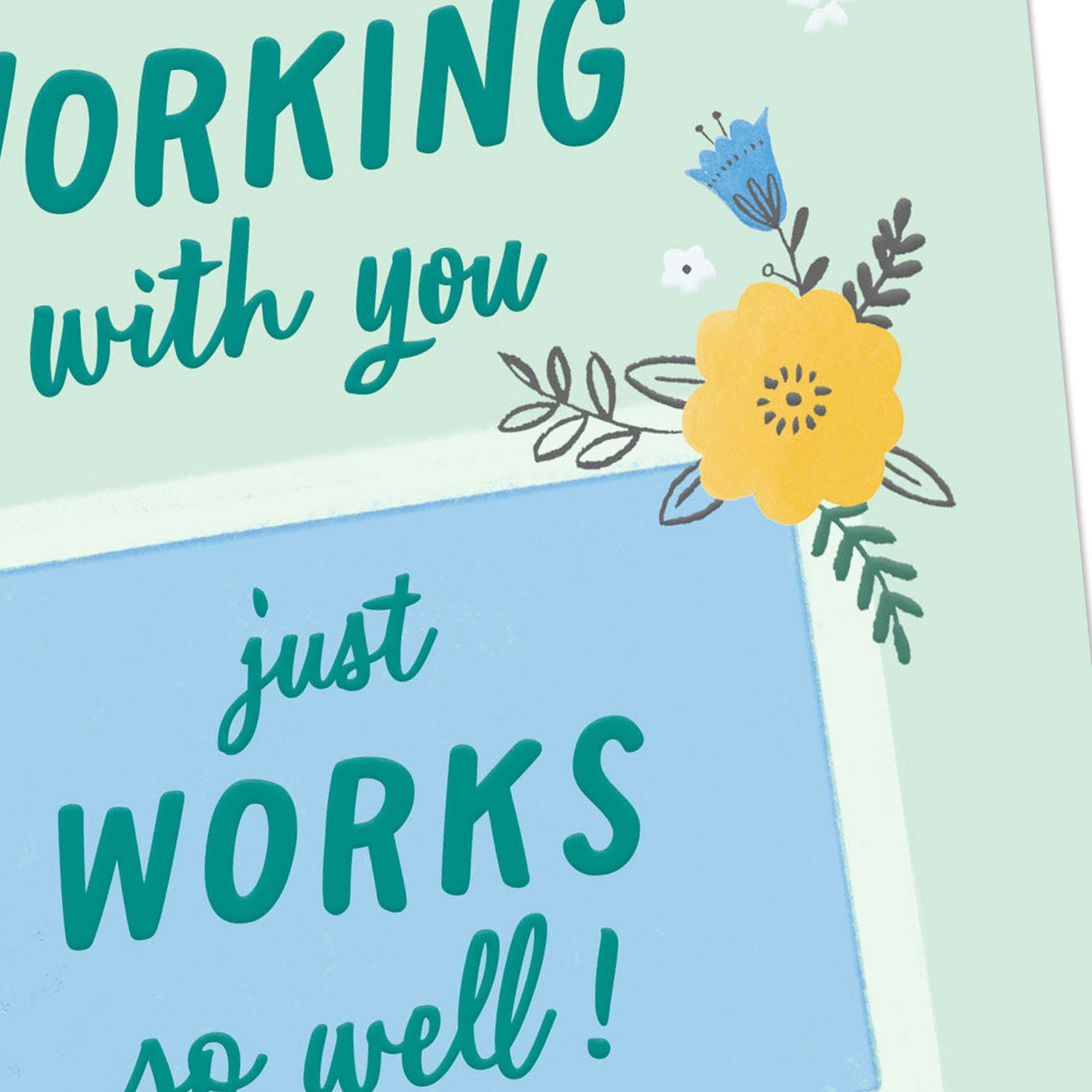 Laptop and Flowers Administrative Professionals Day Card Open card with envelope image number 4