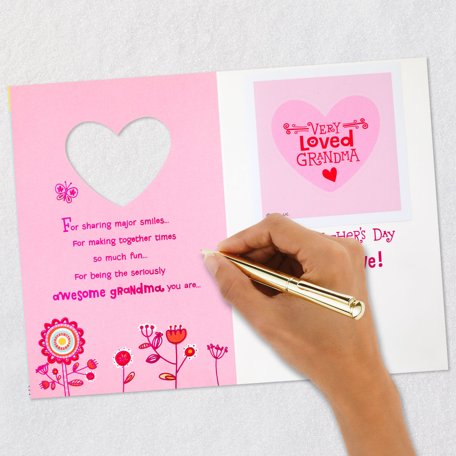 Very Loved Grandma Mother's Day Card With Sticker, , large image number 8