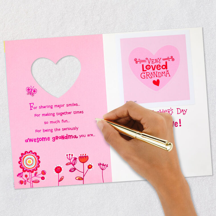 Very Loved Grandma Mother's Day Card With Sticker, , large image number 8