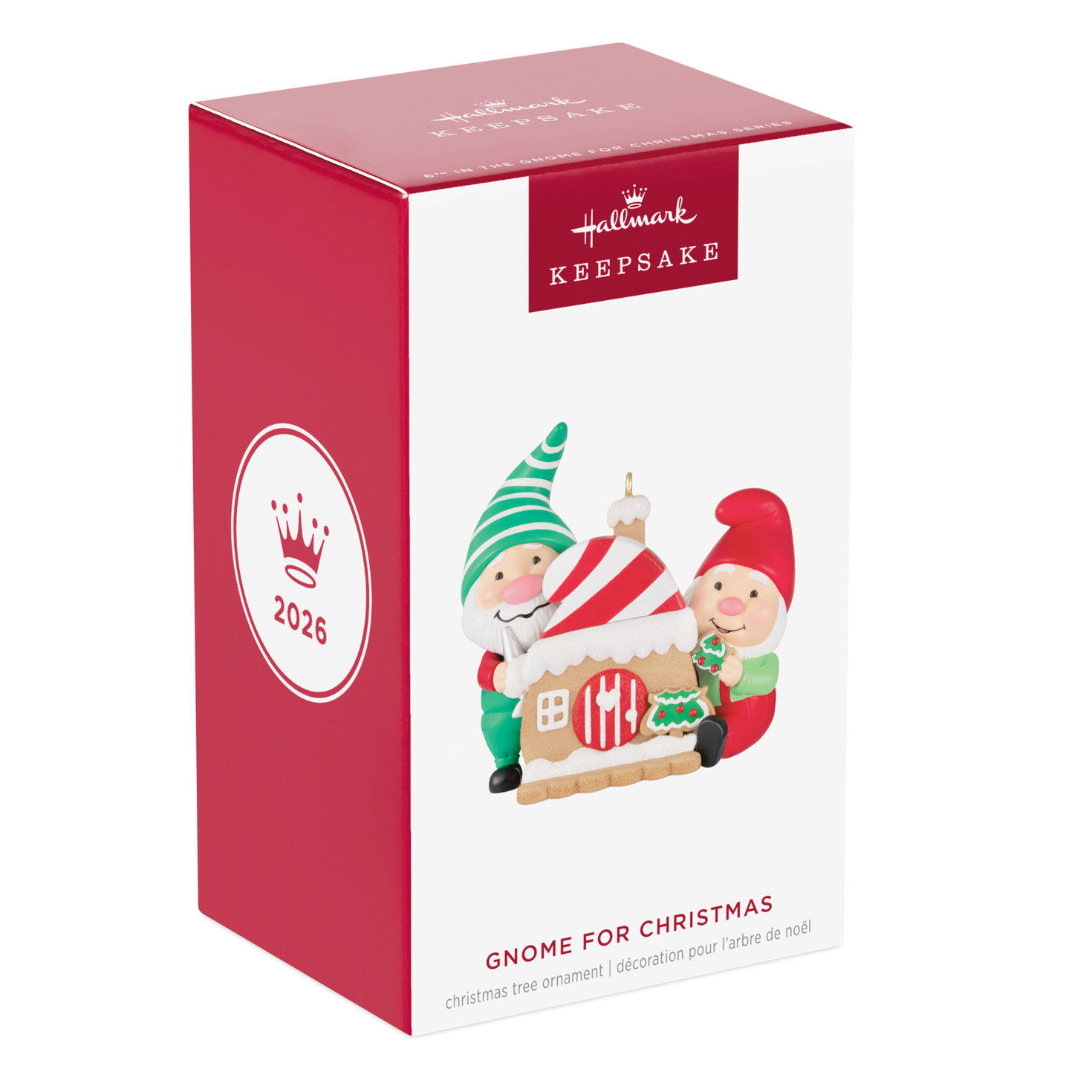 Gnomes With Gingerbread House Keepsake Ornament Package Front image number 7