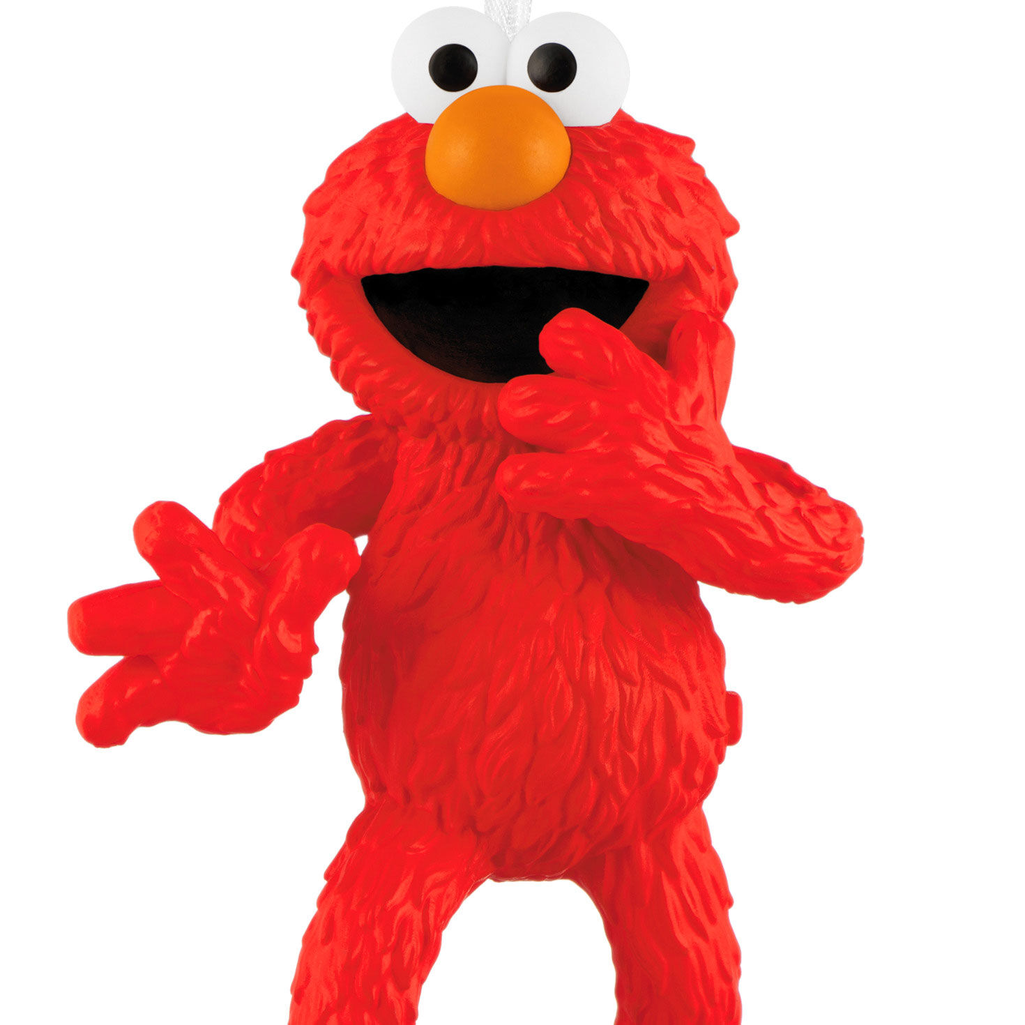 Sesame Street Tickle Me Elmo Keepsake Ornament closeup view image number 5