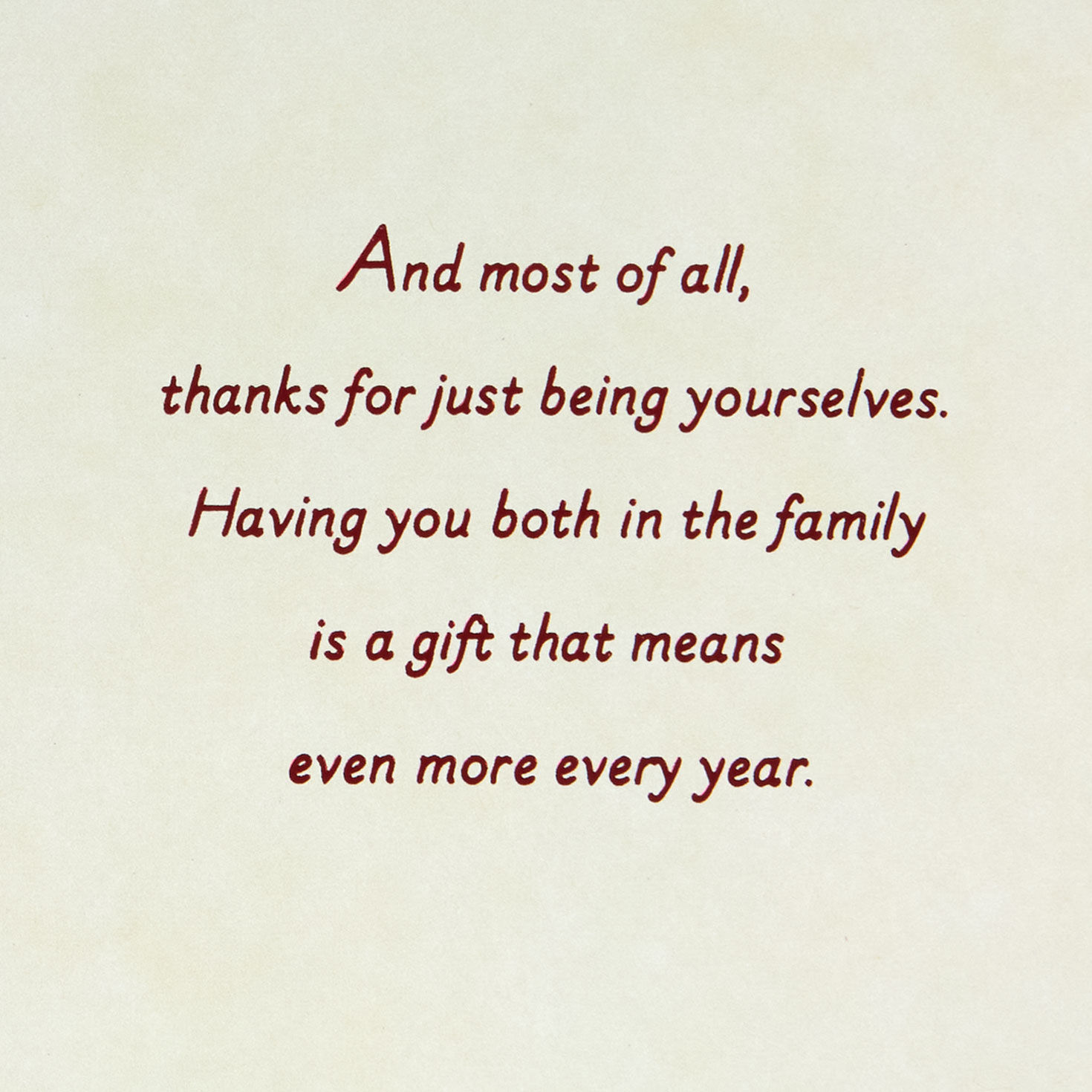 Hot Cocoa Sister and Brother-in-Law Christmas Card Sentiment image number 3