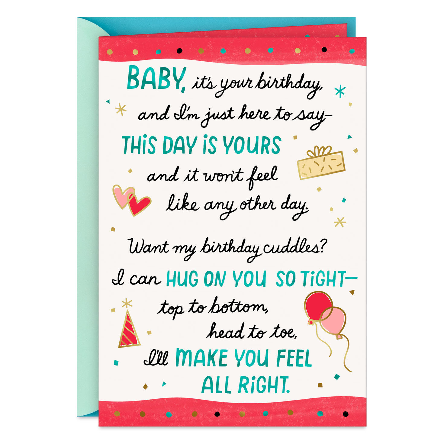 Your Every Wish Is My Command Romantic Birthday Card