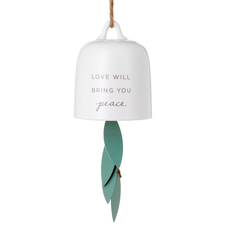 Love Will Bring You Peace Ceramic Wind Chime