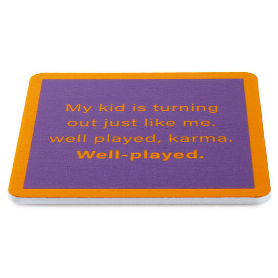 Drinks on Me Well Played Karma Funny Coaster, , large image number 2