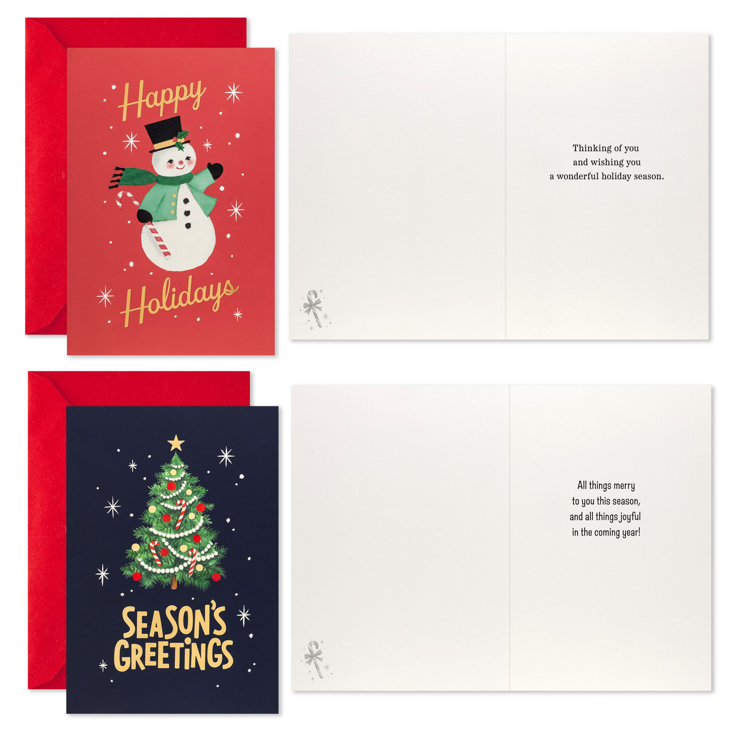Retro Holidays Boxed Christmas Card Assortment Card Front with Sentiment image number 4