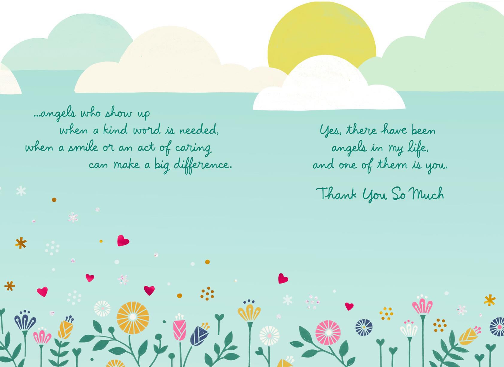 My Guardian Angel Thank You Card