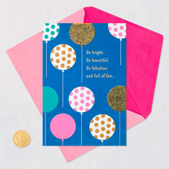Bright, Beautiful, Fabulous and Fun Birthday Card, , large image number 5