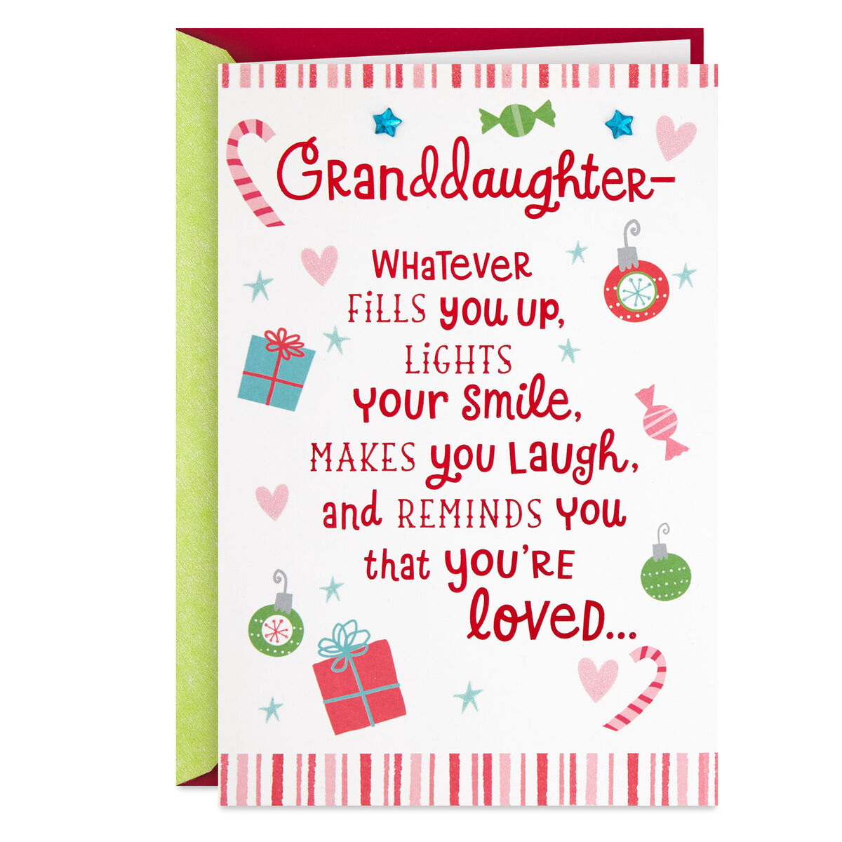 What You're Wished Christmas Card for Granddaughter - Greeting Cards - Hallmark