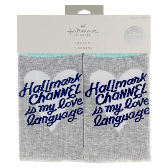 Hallmark Channel Is My Love Language Crew Socks, , large image number 4