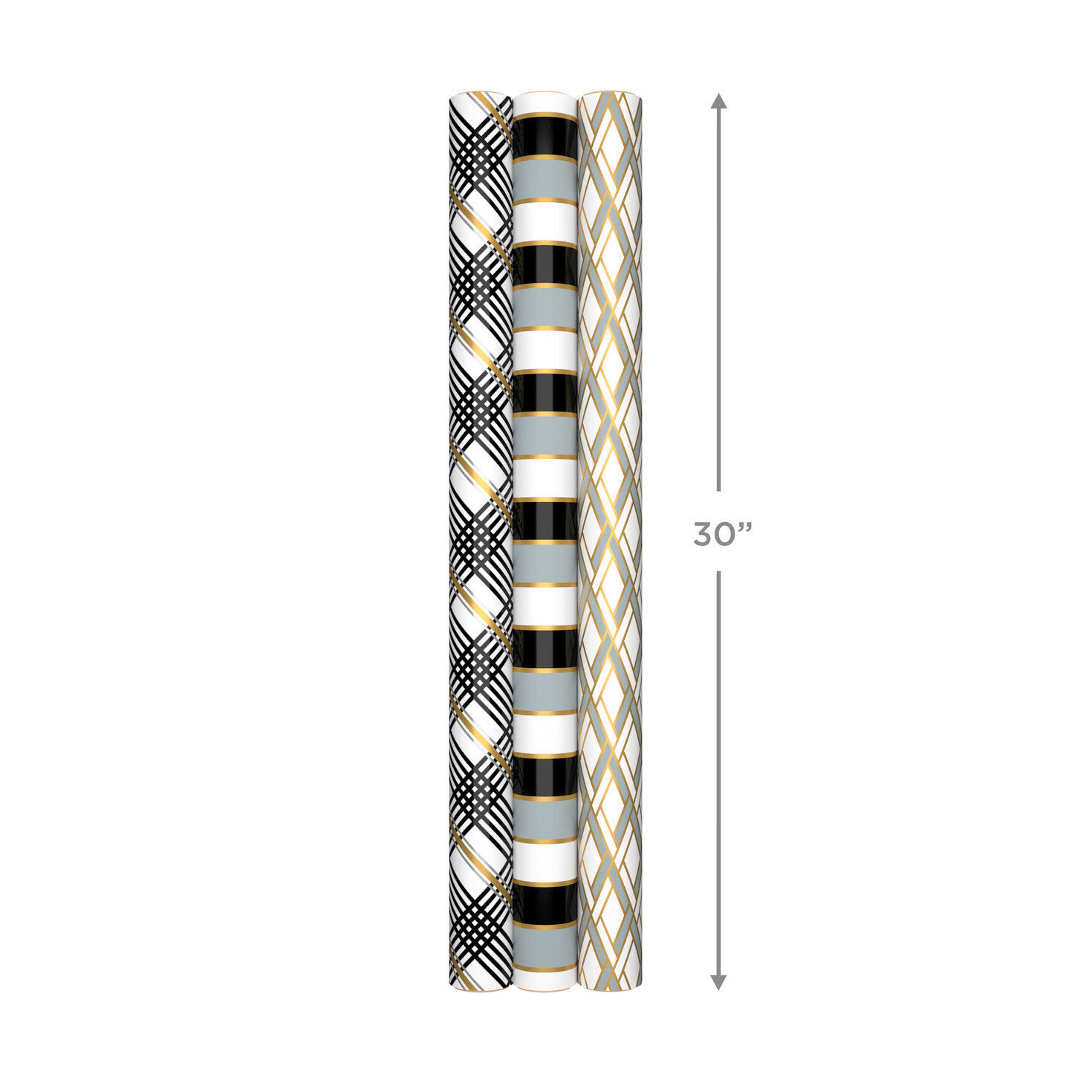 Mod Patterns 3-Pack Wrapping Paper, Ribbon and Sticker Tags, , large image number 9